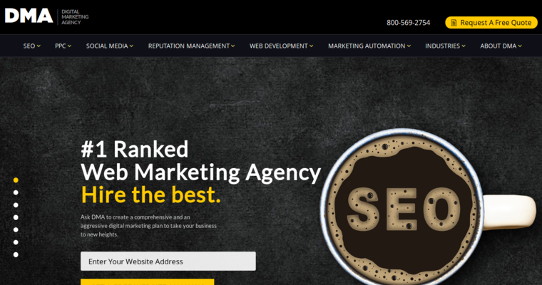 Home page of #6 Top SEO Website Design Company: Digital Marketing Agency