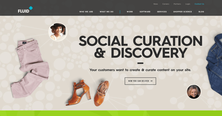 Home page of #2 Leading SF Web Design Agency: Fluid