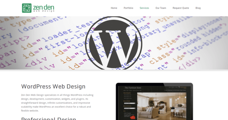 Company page of #4 Leading San Francisco Web Design Agency: Zen Den