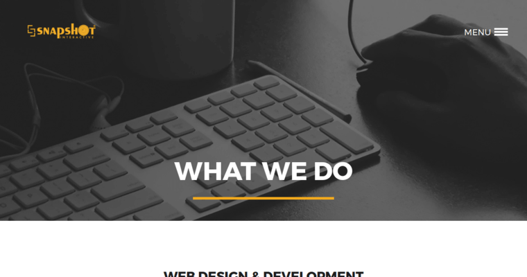 What page of #7 Top St. Louis Web Development Firm: SnapShot Interactive