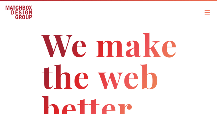 Home page of #4 Best St. Louis Web Design Business: Matchbox Design Group