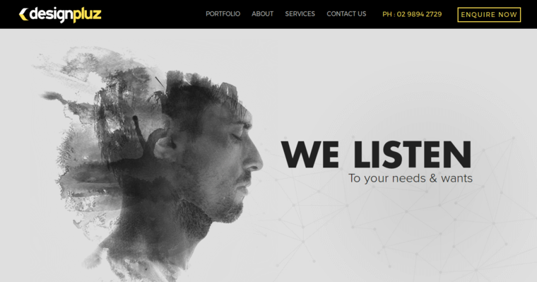 Home page of #10 Best Sydney Web Development Business: Designpluz 