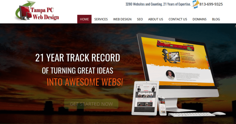 Home page of #9 Top Tampa Bay Web Development Agency: Tampa PC Networks 