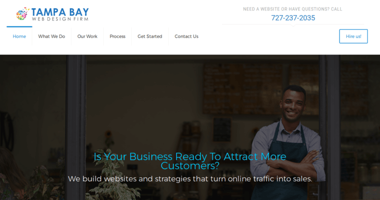 Home page of #8 Best Tampa Web Design Company: Tampa Bay Web Design Firm