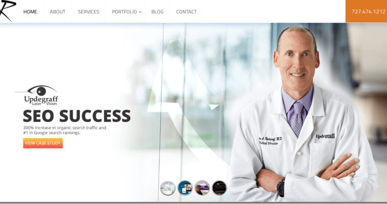 Home page of #4 Best Tampa Web Design Business: Visual Realm Web Design