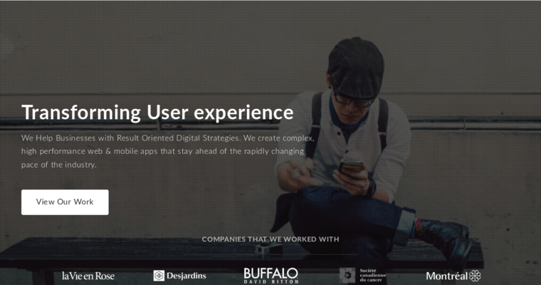 Home page of #4 Best Toronto Web Design Business: iMedia Designs