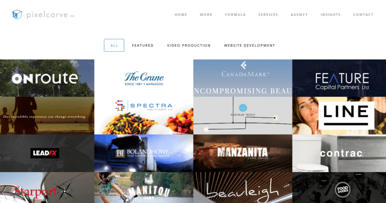 Work page of #2 Best Toronto Web Development Business: Pixelcarve Inc.