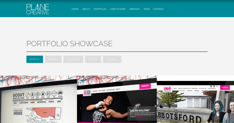 How page of #1 Best Vancouver Web Development Agency: Plane Creative