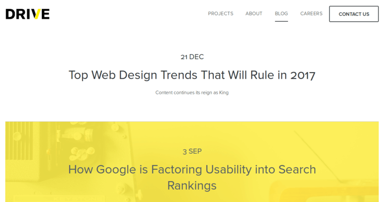 Blog page of #4 Best Vancouver Web Development Agency: Drive Digital