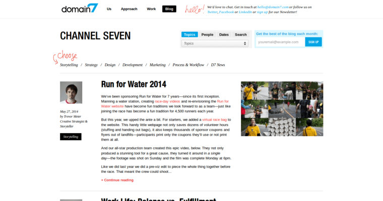 Blog page of #3 Top DC Web Design Agency: Domain 7