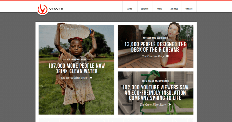 Home page of #8 Leading DC Website Design Firm: Venveo
