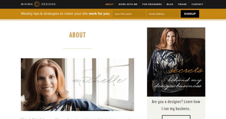 About page of #10 Leading Washington Web Development Business: Minima Designs