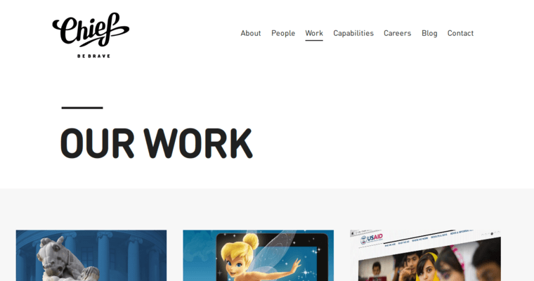 Work page of #1 Best DC Web Development Business: Chief
