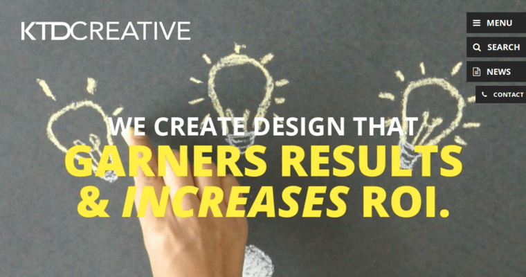 News page of #3 Best DC Website Development Firm: KTD Creative