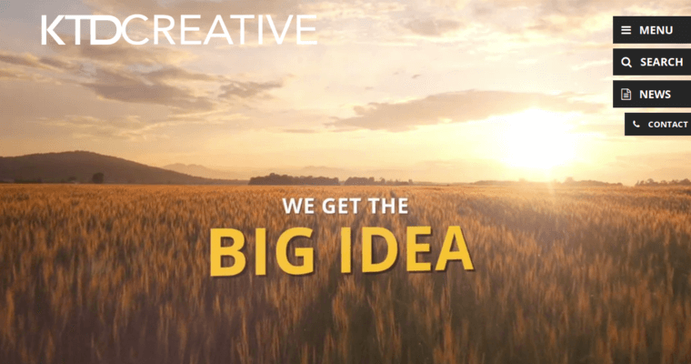 Home page of #9 Best Washington Web Design Business: KTD Creative
