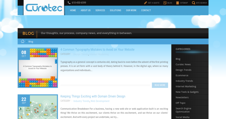 Blog page of #5 Best Web App Development Firms: Curotec