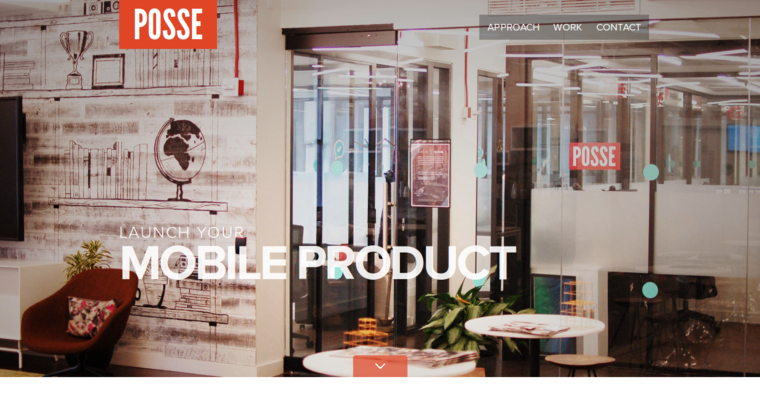 Home page of #10 Best Web App Development Firms: Posse
