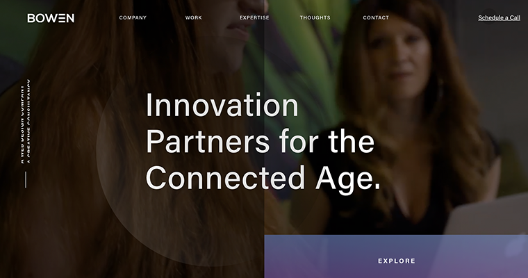 Home page of #9 Best WordPress Web Development Agency: BOWEN