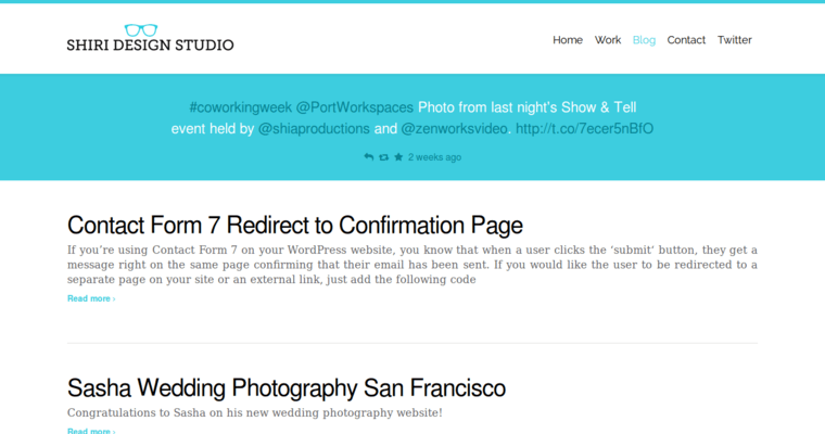 Blog Page of Top Web Design Firms in California: Shiri Design Studio