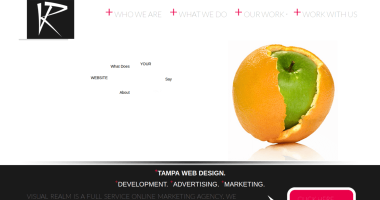 Home Page of Top Web Design Firms in Florida: Visual Realm