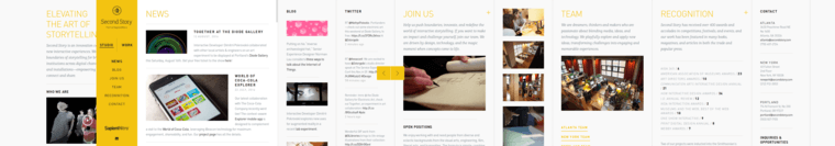 News Page of Top Web Design Firms in Georgia: Second Story