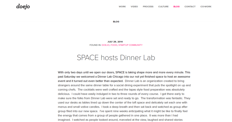 Blog Page of Top Web Design Firms in Illinois: Doejo