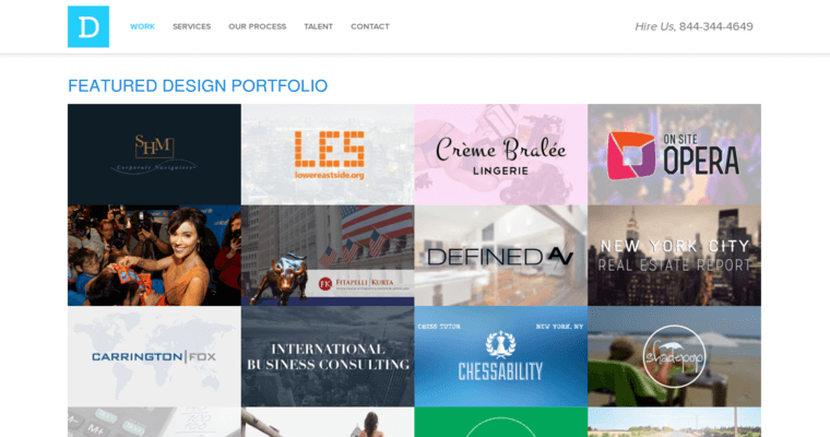 Folio Page of Top Web Design Firms in New York: Digimix