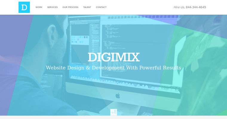 Home Page of Top Web Design Firms in New York: Digimix
