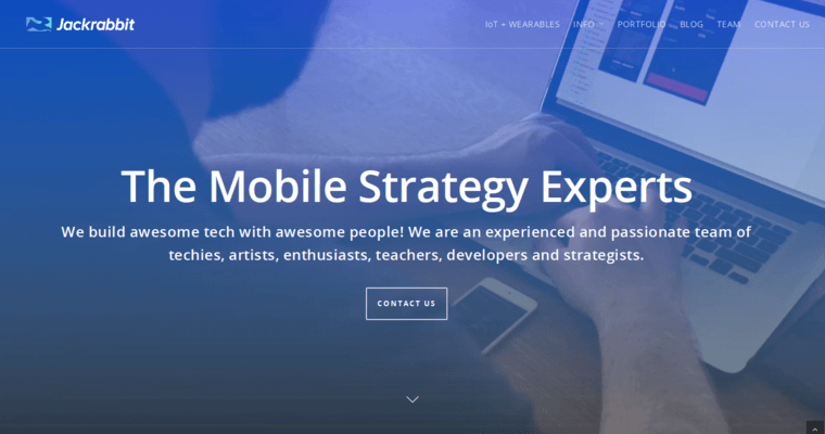 Home Page of Top Web Design Firms in Texas: Jack Rabbit Mobile
