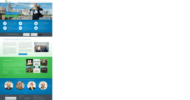 Home Page of Top Web Design Firms in Washington: Webfor