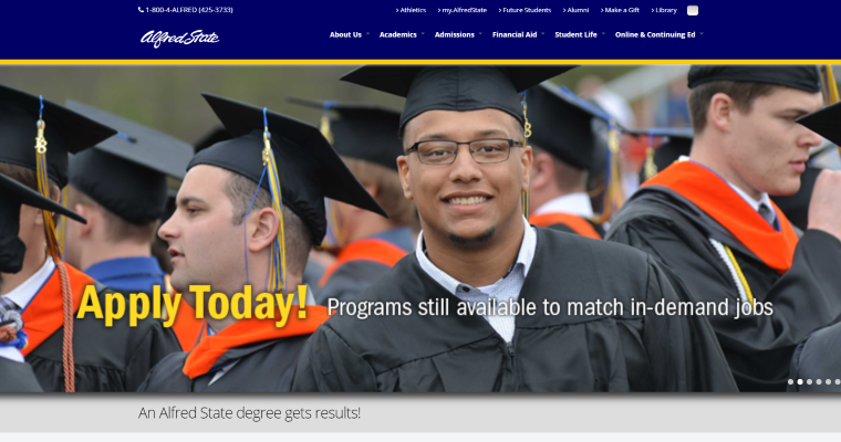Home page of #8 Best Web Development School: SUNY College of Technology