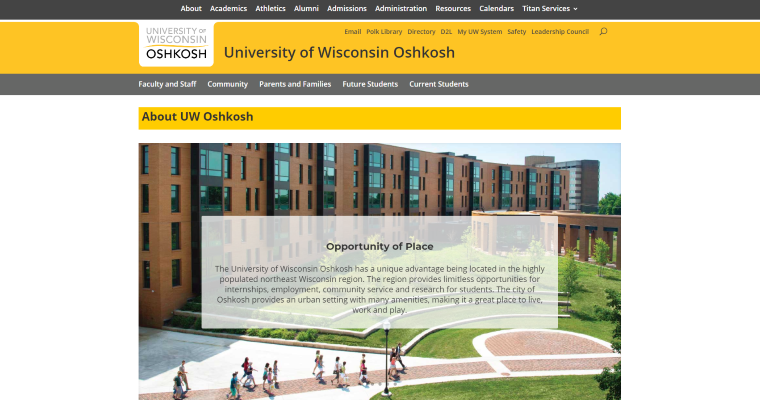 About page of #9 Best Web Development School: University of Wisconsin